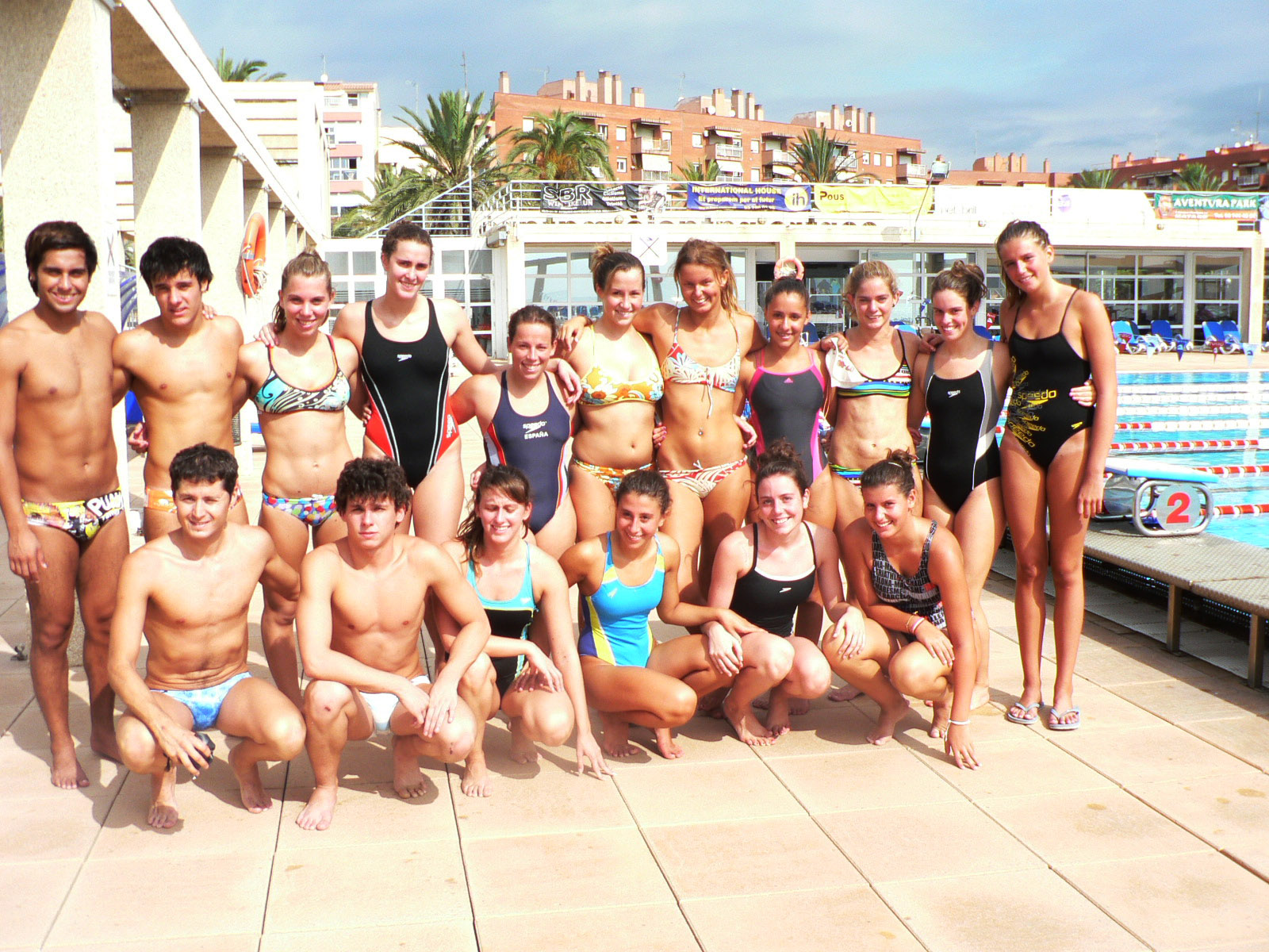 L'equip de natació del CN.Mataró