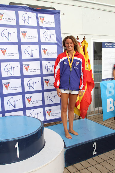 Natalia Torné al podi